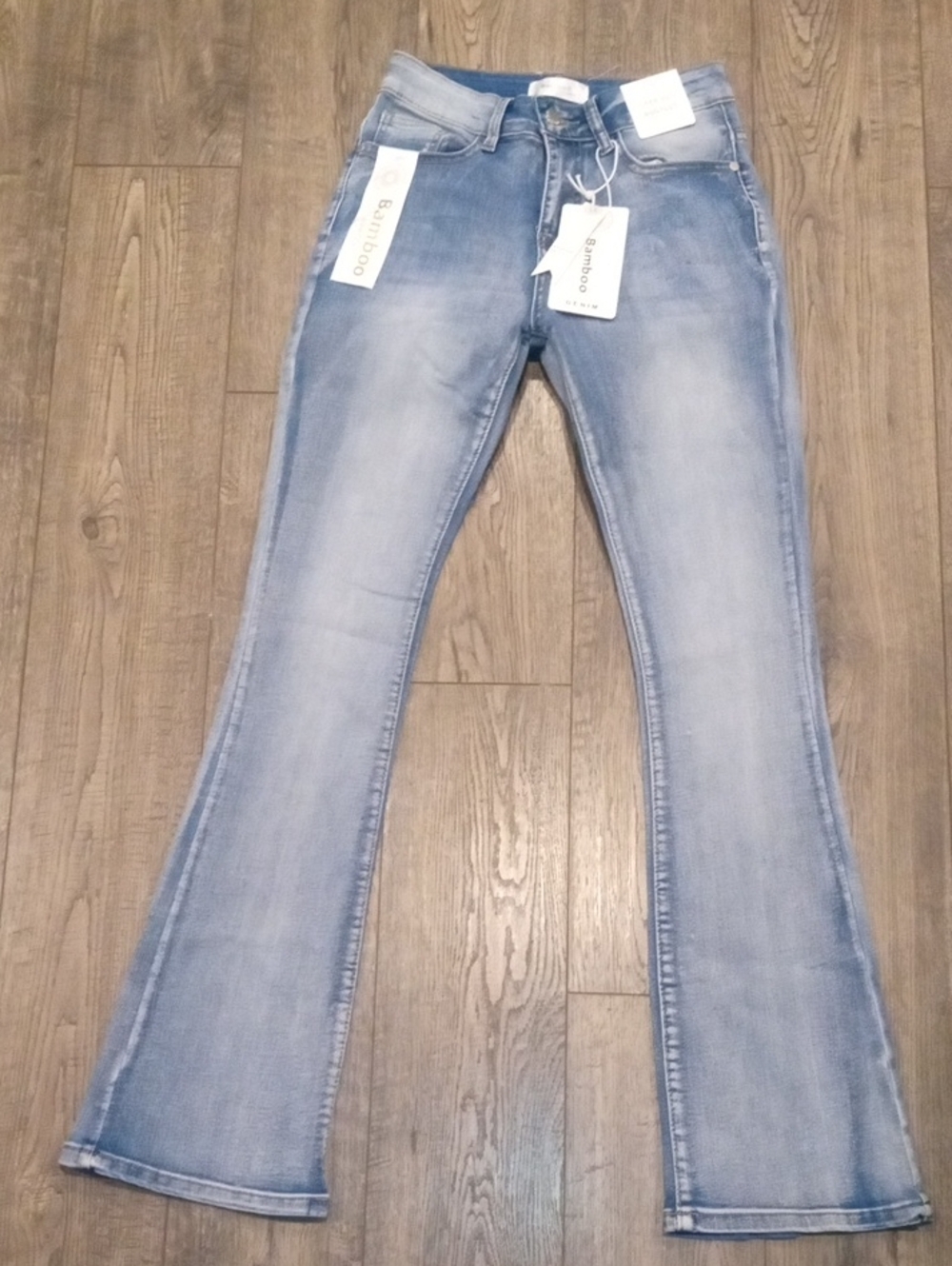 BAMBOO Light Blue Flared Jeans